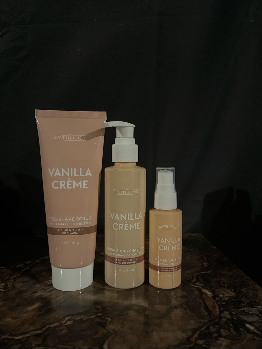 Vanilla Crème Skincare Set - The Spa Thecary